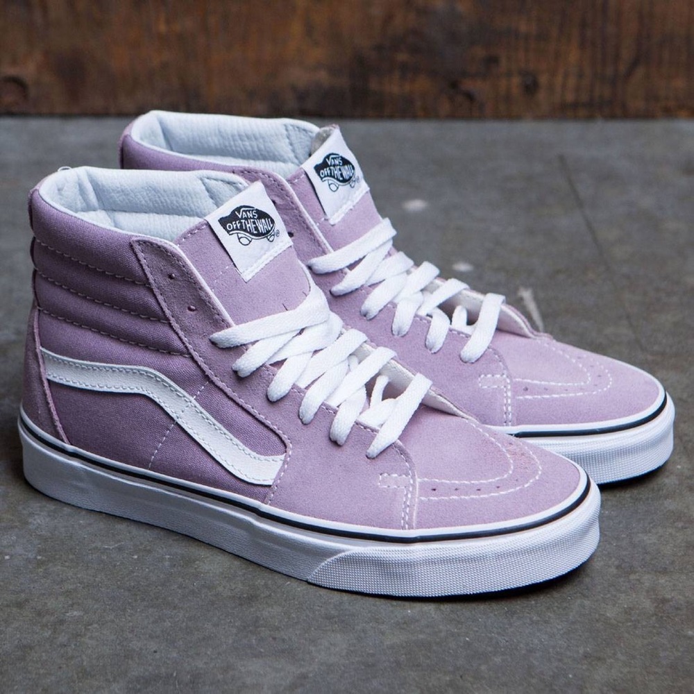 Van Sk8-Hi Sea Fog and White - WMNS 11 / MENS 9.5